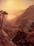 Albert Bierstadt View of Donner Lake, California USA oil painting artist